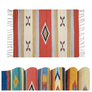 Imagem de 1 Tapete Quarto Kilim Original Algodão Beira Cama 60x90 Vr - IDEALIZA,