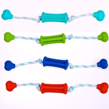 Imagem de Brinquedo Pet Dental Play Para Morder Mintfresh Com Corda 9X37Cm