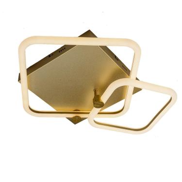 Imagem de Plafon Llum Space Square Double Led 36w 3000k Luz Amarela Bivolt 3000k Luz Quente