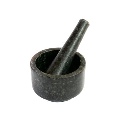 Imagem de Pilão Almofariz Pedra Sabão Com Socador