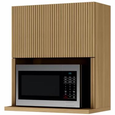 Imagem de Armário Aéreo Nesher Rainha Em Mdf 15mm Com Nicho Para Micro Nature