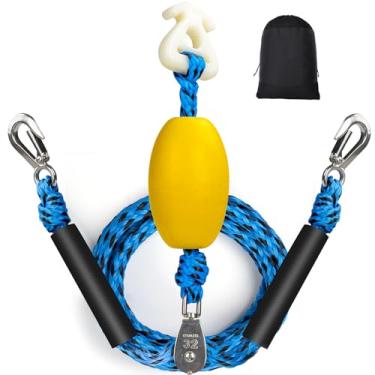 Imagem de ASVAEVAS Arnês De Reboque Barco Autocentrante Para Tubos, Corda Com Polia E Ganchos Grandes 1 A 4 Pessoas, Tubos Rebocáveis, Esqui Aquático, Wakeboard