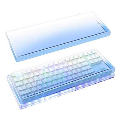 Imagem de GEEKRIA Capa Protetora Contra Poeira Para Teclado De Acrílico Tenkeyless, Mecânico Gamer Tkl 80% Compact Com 87 Teclas, Compatível Logitech G713, G715 (Azul Gradiente)