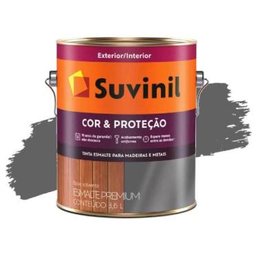 Imagem de  esmalte fosco 3,6l grafite claro* - suvinil