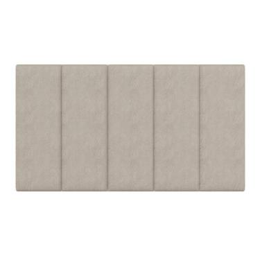 Imagem de Cabeceira Estofada Para Cama Solteiro Dakota Bege - Móveis Arapongas -