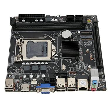 Imagem de Placa-mãe H61S LGA 1155, Placa-mãe DDR3 de 2 Canais para Core I7, I5, I3, Placa-mãe de PC Com VGA, HD, Interface WiFi, Slot M.2, Placa-mãe ITX para Desktop