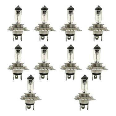 Imagem de Kit 10 Lâmpadas H4 Halógena Farol Alto Baixo Philips Standard 12V 60 5