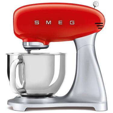 Imagem de Batedeira SMEG Stand Mixer e Acessório de Rolos e Cortadores de Massa, Vermelho