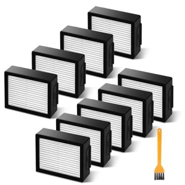 Imagem de Pacote com 9 peças de reposição Rumba compatíveis com i Robot R-oomba e i & j Series e5 e6 i1 i1+ i3 i3+ i4 i4+ i5 i5+ i6 i6+ i7 i7+ i8 i8+ R-oomba substituição de filtro para R-oomba i3 peças de