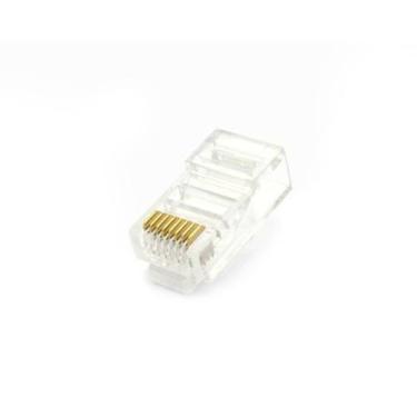 Imagem de Conector RJ45 8 Vias 8P8C CAT5E - DS1123-01-P80T - Multcomercial