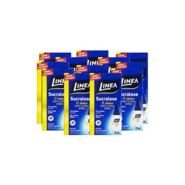Imagem de Kit c/ 12 Adoçante Líquido Linea Sucralose s/ Gluten 75ml