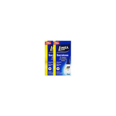 Imagem de Kit c/ 2 Adoçante Líquido Linea Sucralose s/ Gluten 75ml