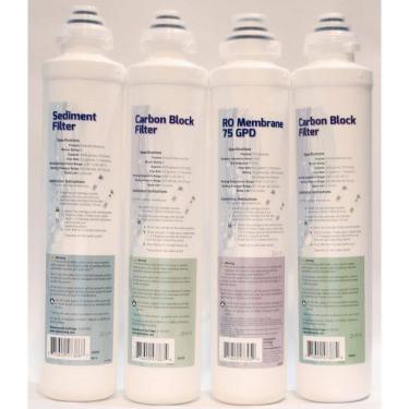 Imagem de Kit de filtro Pura/Aquaflo QCRO de substituição completa 75 GPD