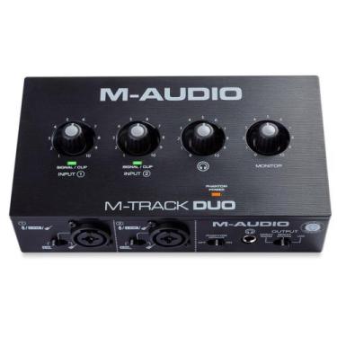 Imagem de Interface de Áudio USB M-Audio M-Track Duo 2 Pré-Amplificadores Crysta
