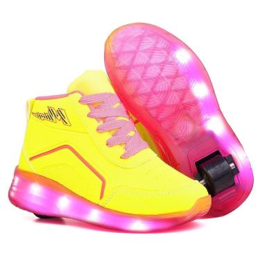 Imagem de Tênis Rodinha Luzinha Led Light Minipé Masculino Feminino Unissex-Unissex