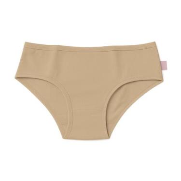 Imagem de Calcinha Infantil Básica Sanny Cintura Média Conforto, Chocolate, G