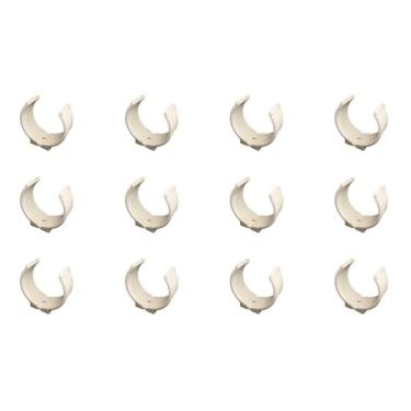 Imagem de Kit 12 Abraçadeira Impacto Para Cano 50Mm 2`` Branca Estrela