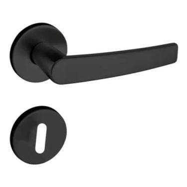 Imagem de Fechadura Interna Pado Concept Roseta Redonda Preta 40 401i