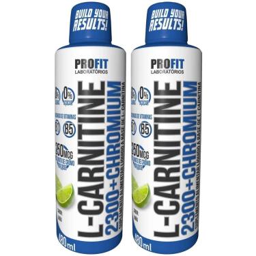 Imagem de 2X L CARNITINE 480ML TERMOGÊNICO LÍQUIDO SABOR LIMÃO PROFIT-Unissex