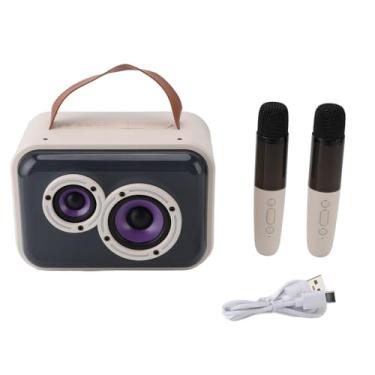 Imagem de Microfone KIDERNO Karaoke Light sem fio Bluetooth Microfone Karaoke Machine para festa