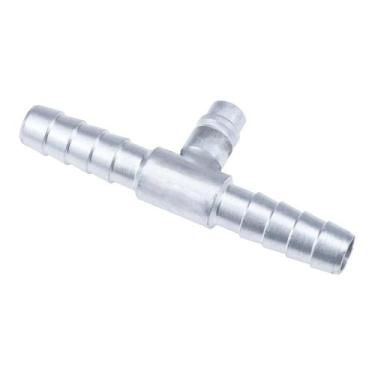 Imagem de União C/ Ventil R134a 10mm p/ Emenda de Mangueira (Aluminio - Tyrw, ;C