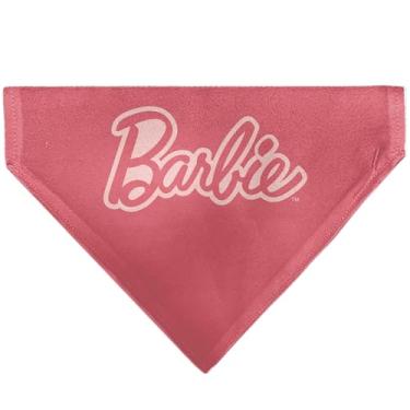 Imagem de Bandana Barbie Pet Bandana Malibu Beach Barbie Script and Icons Collage Rosks Slip On Collar Bandana Apenas