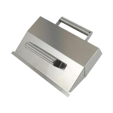 Imagem de Fenteer Desempenadeira de concreto, ferramenta de reboco de parede premium para trabalhadores, portátil com cabo, desempenadeira de reboco, de aço inoxidável