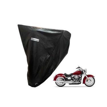 Imagem de Capa Moto Forrada Impermeável Anti-chama Hd Softail Deluxe - Kahawai C