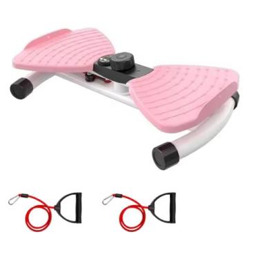 Imagem de SSYDian Placa de torção de cintura silenciosa, máquina de treino abdominal ajustável de 3 níveis para mulheres e homens, placa giratória para exercícios silenciosos para academia em casa, capacidade