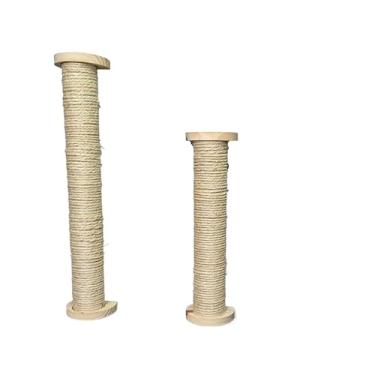 Imagem de Gato Arranhador Parede Sisal Brinquedo Pet Poste(1Pequeno + 1 Grande)
