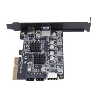 Imagem de aqxreight Adaptador DE Cubo USB PCIE 10Gbps PCIE PARA USB3.2 CARTA DE EXPANSÃO COM USB A TIPO E TIPO E PORTAS PARA COMPUTADOR DE ÁRNESSAÇÃO DO COMPUTADOR DO COMPUTADOR 7/8/10 Play DE