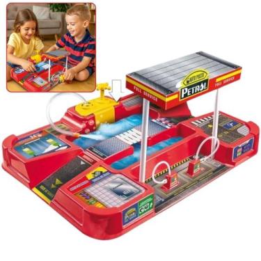 Imagem de Brinquedo Infantil Lava Rápido Auto Posto com 2 Motos e Ferramenta Des