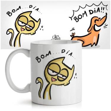 Imagem de Caneca Usq Cães E Gatos Bom Dia - YAAY