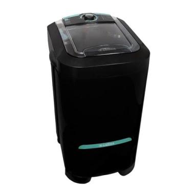 Imagem de Lavadora de roupas semiautomatica preta la551 10kg 7 programas 127v - 