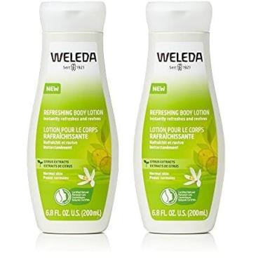 Imagem de Loção corporal Weleda Refreshing Citrus 200 ml (pacote de 2)