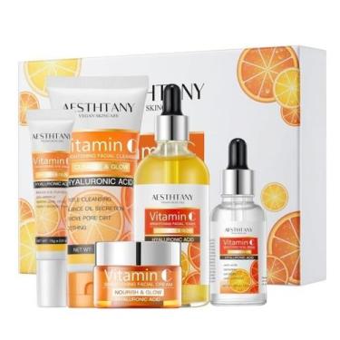 Imagem de Conjunto de cuidados com a pele R RadiantRise Vitamin C 5 em 1 para mu