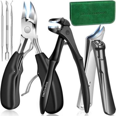 Imagem de Cortador de unhas SMZHealing para idosos, unhas grossas, 6 unidades