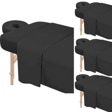 Imagem de Conjunto de lençóis de mesa de massagem Bavlesfuire Premium Microfiber