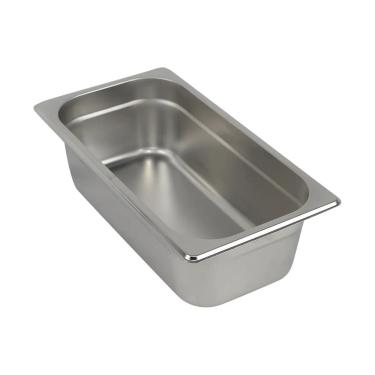 Imagem de Cuba Gastronômica Buffet GN 1/3 100mm Aço Inox Sem Alça