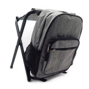 Imagem de Mochila Termica Banqueta Dobravel Banco Portatil Bolsa Cooler Cadeira Camping Pesca Praia Viagem Eventos