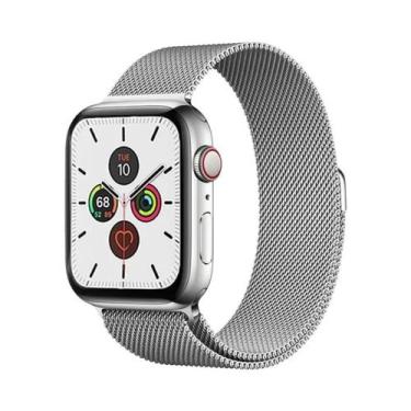 Imagem de Pulseira De Metal Milanese Loop De 44mm 40mm 45mm 41mm Para Apple Watc