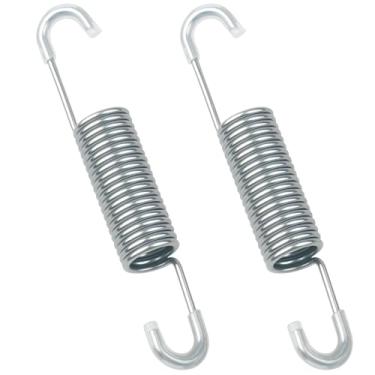 Imagem de YRZHKS Molas de substituição para poltrona reclinável 4-5/8, compatível com La-Z-Boy, poltronas reclináveis Ashley, molas de tensão, gancho duplo de pescoço longo, ganchos revestidos de borracha