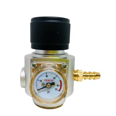Imagem de Fabricação caseira de cerveja Mini Regulator with Barbed Fitting,European Standard T21*4 Paint Ball Adaptor & 8mm Hose Barb,0-90psi Acessórios para vinho