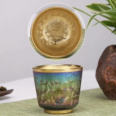 Imagem de Xícara de chá de cerâmica colorida individual Xícara única Jianzhanyao Mestre de Mudança Xícara de Chá Kung Fu Xícara de Chá