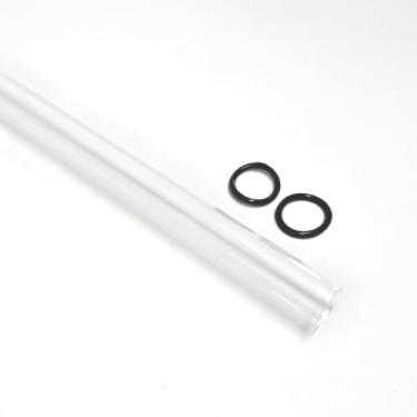 Imagem de Luva de quartzo UV QS-012 com conjunto de vedação de anel de vedação, serve para a lâmpada UV S36RL, serve para sistemas de filtragem S12Q, S24Q, S40Q, SSM-39, SUV e SHF-140, compatível com OEM