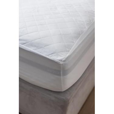 Imagem de Protetor de Colchão King Impermeável Matelassê em Micropercal – Silencioso, Macio e Confortável