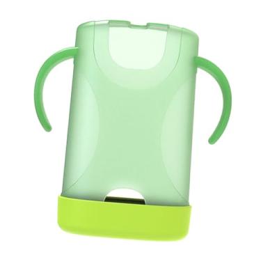 Imagem de Dynwave Suporte para caixa de, bolsa, material de qualidade alimentar, à prova de derramamento, reutilizável, portátil com alças duplas, fácil de segurar, Verde