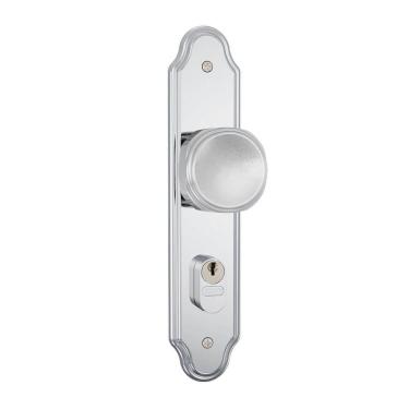 Imagem de Fechadura 803/02 Externa com Acabamento Cromado e Espelho de Aço Inox - 35015 - STAM