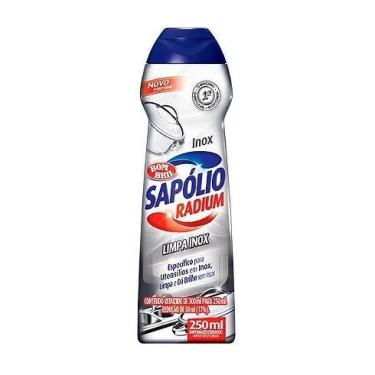 Imagem de Saponáceo Cremoso Limpa Inox Sapólio Radium Squeeze 250ml