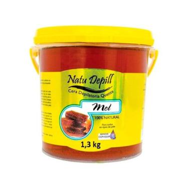 Imagem de Cera Depilatória Natu Depill Mel 1,3Kg